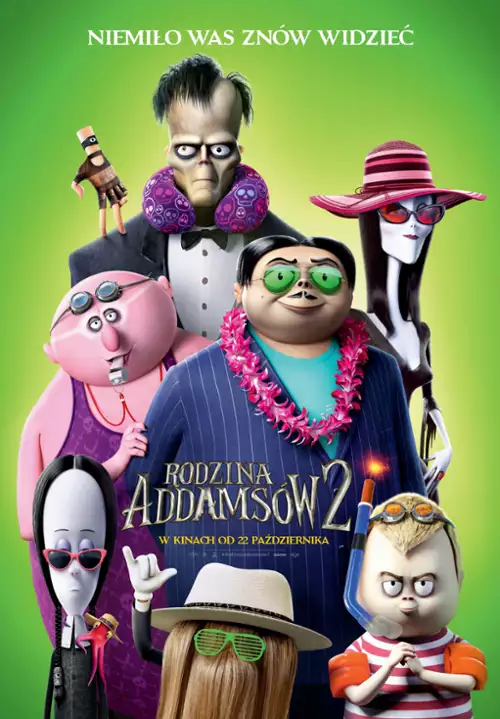 plakat filmu Rodzina Addamsów 2