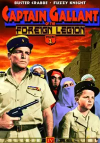 Plakat serialu Captain Gallant of the Foreign Legion