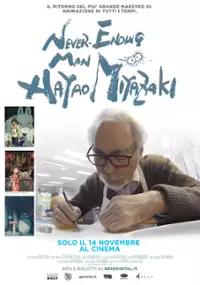 Plakat filmu Owaranai hito: Miyazaki Hayao