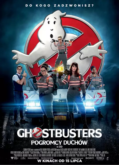 plakat filmu Ghostbusters. Pogromcy duchów