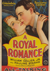 Plakat filmu Królewski romans