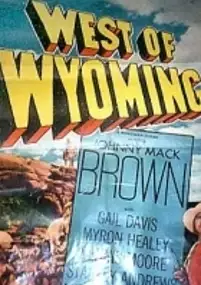 Plakat filmu West of Wyoming