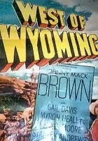 plakat filmu West of Wyoming