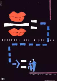 Plakat filmu Spotkali się w pociągu