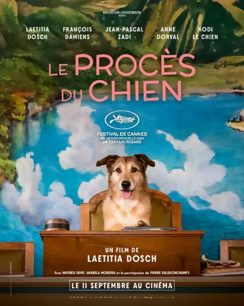 plakat filmu Pies przed sądem
