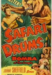 Plakat filmu Safari Drums