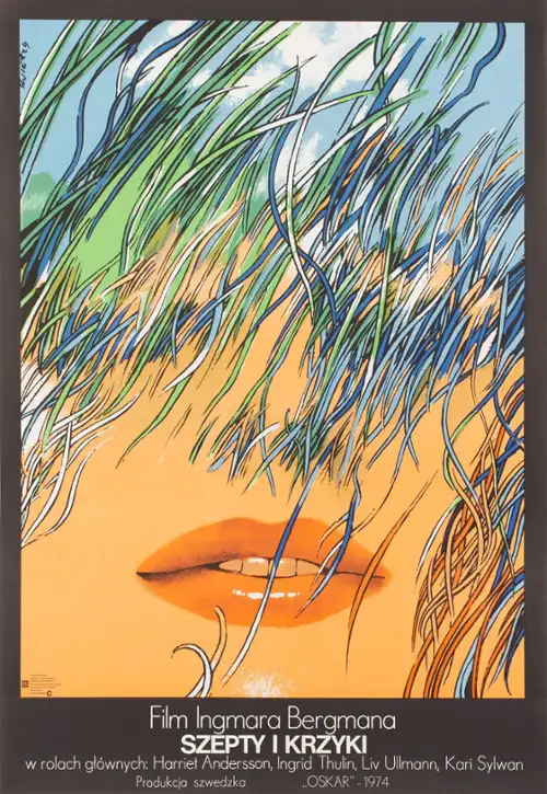 plakat filmu Szepty i krzyki