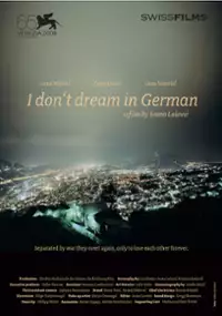 Plakat filmu Ich träume nicht auf Deutsch