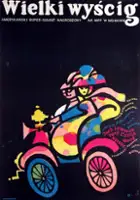 plakat filmu Wielki wyścig