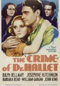 Plakat filmu The Crime of Doctor Hallet