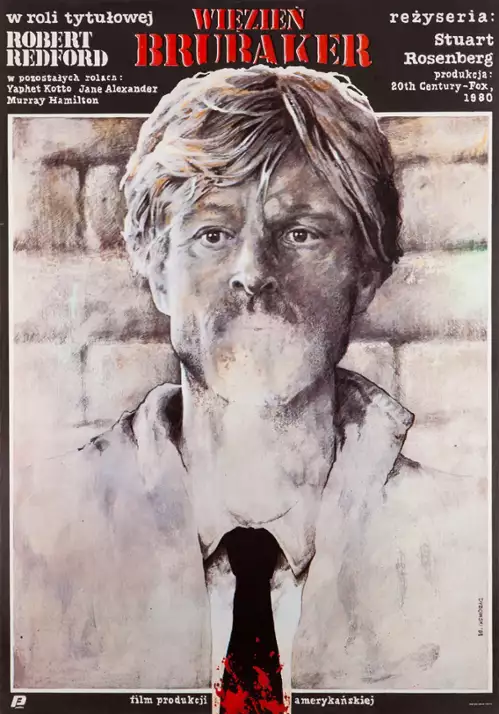 plakat filmu Więzień Brubaker