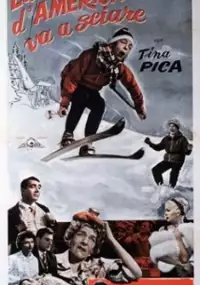 Plakat filmu La Zia d'America va a sciare