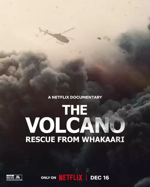 plakat filmu Wulkan: Ewakuacja z Whakaari