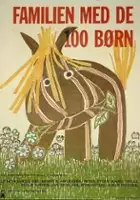 plakat filmu Familien med de 100 børn