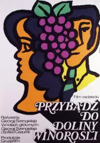 Plakat filmu Przybądź do doliny winorośli