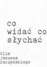 Plakat filmu Co widać co słychać