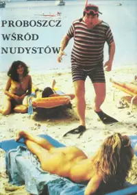 Plakat filmu Proboszcz wśród nudystów