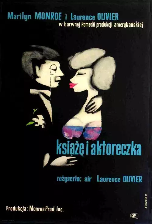 plakat filmu Książę i aktoreczka