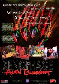Plakat gry Xenophage: Alien Bloodsport
