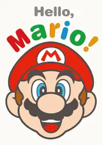 Plakat gry Hello, Mario!