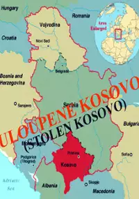 Plakat filmu Skradzione Kosowo