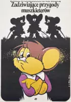 plakat filmu Zadziwiające przygody muszkieterów