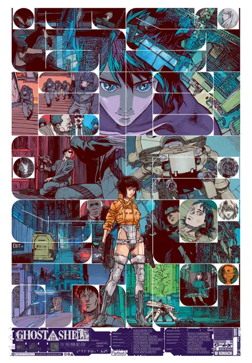 plakat filmu Ghost in the Shell