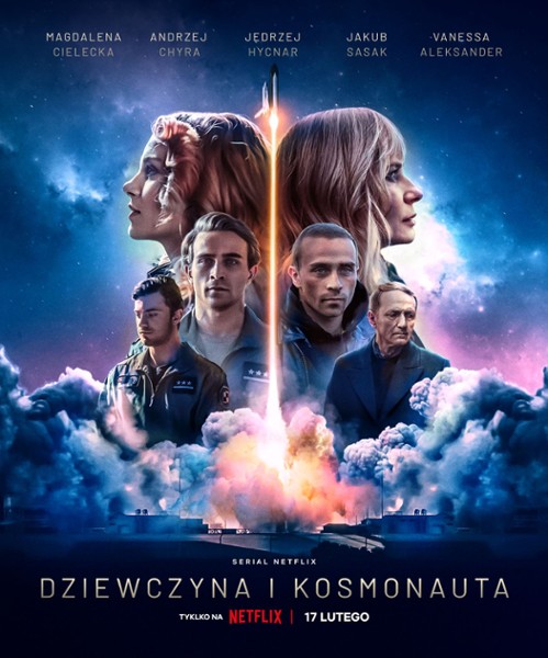 Plakat: Dziewczyna i kosmonauta
