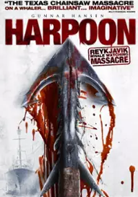 Plakat filmu Islandzka masakra harpunem wielorybniczym