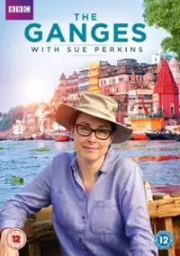 Plakat serialu Wzdłuż Gangesu z Sue Perkins