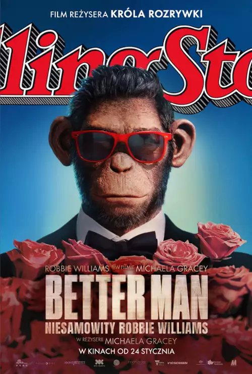 plakat filmu Better Man: Niesamowity Robbie Williams