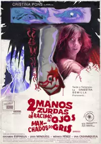 Plakat filmu Dos manos zurdas y un racimo de ojos manchados de gris