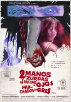 plakat filmu Dos manos zurdas y un racimo de ojos manchados de gris