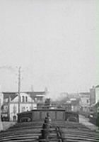 plakat filmu Panorama pris d'un train en marche