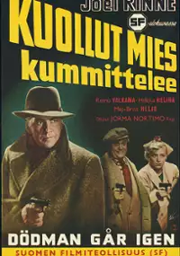 Plakat filmu Kuollut mies kummittelee