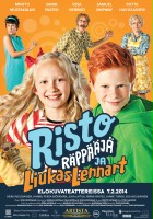 plakat filmu Risto Räppääjä ja Liukas Lennart