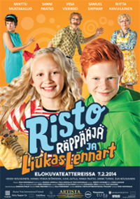 Plakat filmu Risto R&auml;pp&auml;&auml;j&auml; ja Liukas Lennart