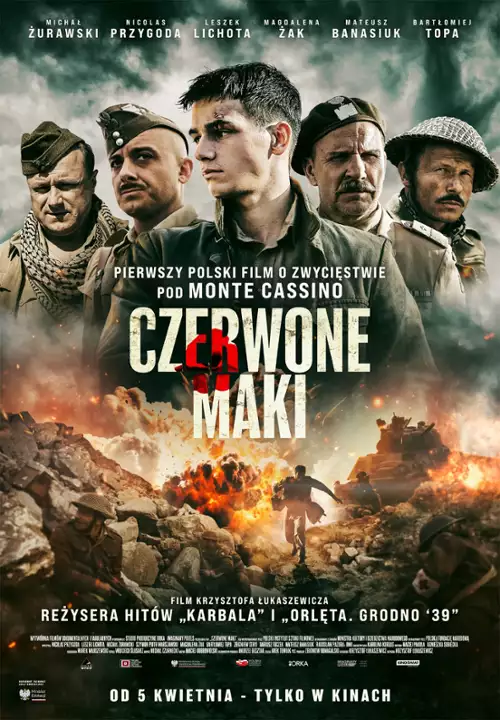 plakat filmu Czerwone maki