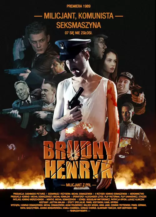 plakat filmu Brudny Henryk