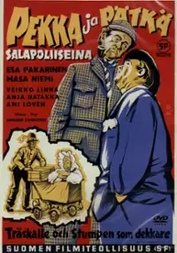 Plakat filmu Pekka ja Pätkä salapoliiseina