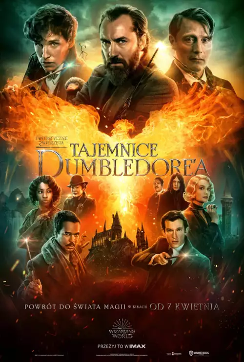 plakat filmu Fantastyczne zwierzęta: Tajemnice Dumbledore'a
