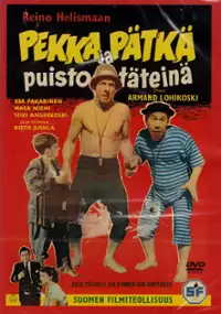 Plakat filmu Pekka ja Pätkä puistotäteinä