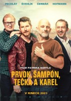 plakat filmu Pierwotniak, Piękniś, Kropka i Karel