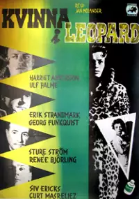 Plakat filmu Kobieta w futrze z lamparta