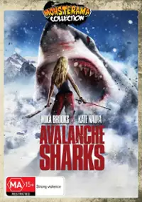 Plakat filmu Rekiny z lawiny