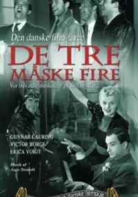 Plakat filmu De Tre måske fire