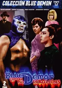 Plakat filmu Blue Demon contra las diabólicas