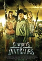 plakat filmu Jurassic Hunters, czyli dinozaury na Dzikim Zachodzie