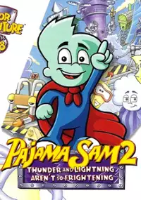 Plakat gry Pajama Sam 2: Thunder and Lightning aren't so Frightening