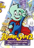 plakat gry Pajama Sam 2: Thunder and Lightning aren't so Frightening